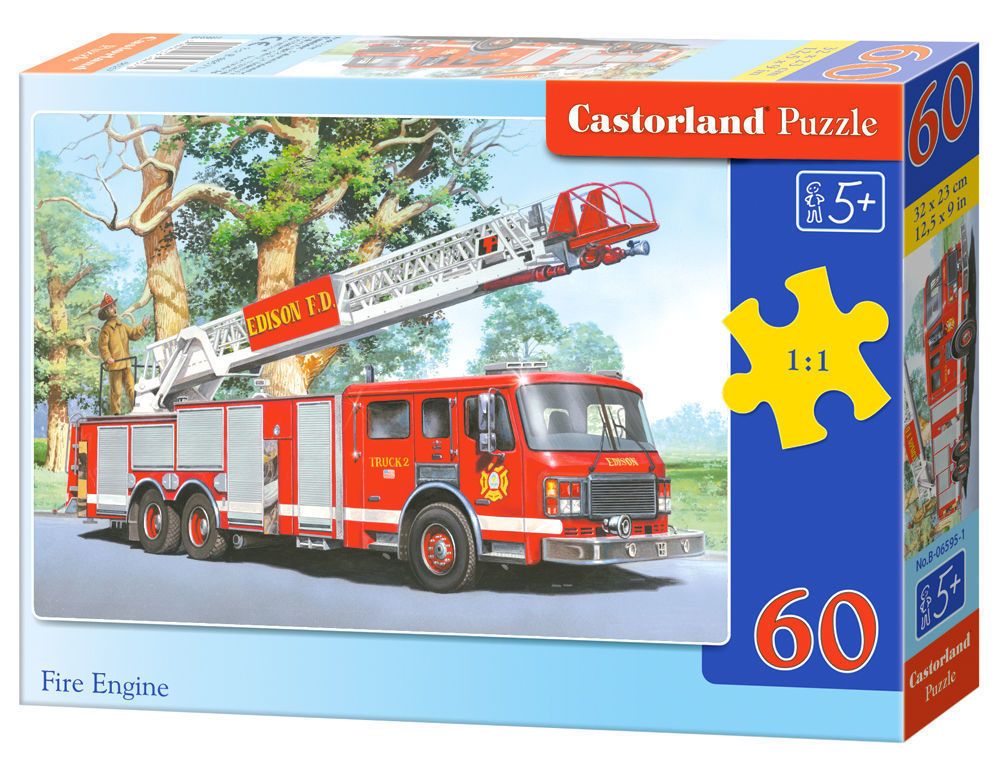 Castorland B Fire Engine Puzzle Teile