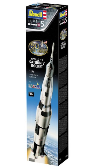 Revell 1:96 3704 Apollo 11 Saturn V Rocket