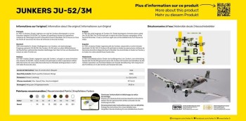 Heller 1:72 56380 STARTER KIT Ju-52/3m