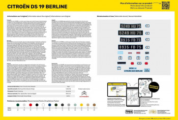 Heller 1:16 56795 STARTER KIT Citroen DS 19