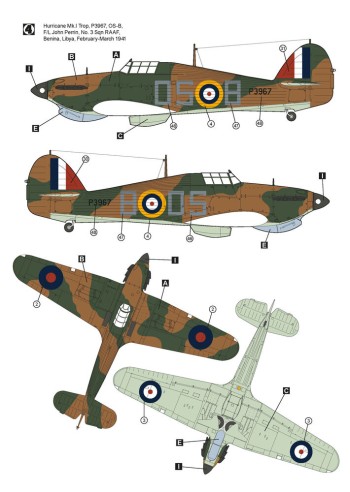 Hobby 2000 1:48 H2K48014 Hawker Hurricane Mk.IA Trop