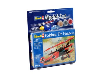 Revell 1:72 64116 Model Set Fokker DR.1 Triplane