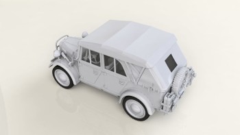 ICM 1:35 35582 le.gl.Einheitz-Pkw Kfz.1 Soft Top,WWII German Light Personnel Car