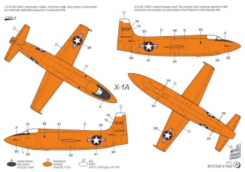 Special Hobby 1:72 100-SH72160 X-1A/D Second Generation