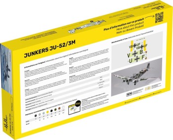 Heller 1:72 56380 STARTER KIT Ju-52/3m