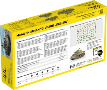 Heller 1:72 79894 M4A2 Sherman Division Leclerc (deco.FR