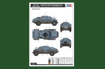 Hobby Boss 1:35 83811 German Sd.Kfz.221 Leichter Panzerspahwag