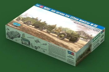 Hobby Boss 1:35 84537 M3A1 late version tow 122mm HowitzerM-30