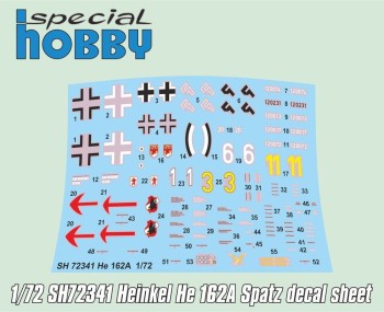 Special Hobby 1:72 100-SH72341 Heinkel He 162 Spatz