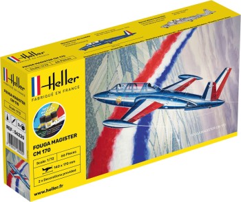 Heller 1:72 56220 STARTER KIT Fouga Magister CM 170