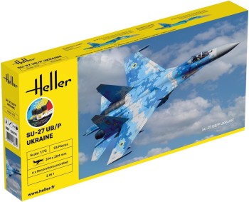 Heller 1:72 56371 STARTER KIT SU-27 UB/P Ukraine