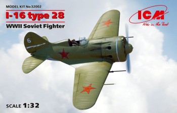 ICM 1:32 32002 I-16 type 28, WWII Soviet Fighter