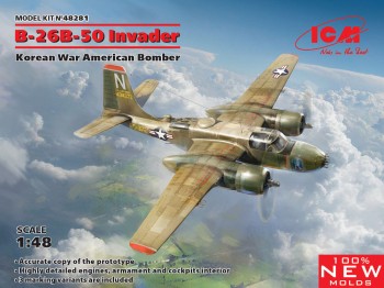 ICM 1:48 48281 B-26B-50 Invader, Korean War American Bomber