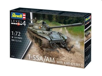 Revell 1:72 3328 T-55A/AM with KMT-6/EMT-5