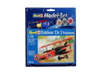 Revell 1:72 64116 Model Set Fokker DR.1 Triplane