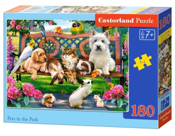 Pets in the Park, Puzzle 180 Teile