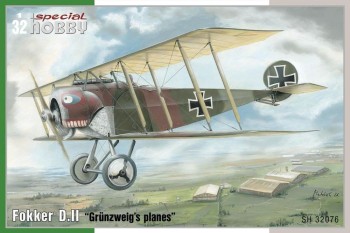 Special Hobby 1:32 100-SH32076 Fokker D.II Grünzweig's Planes