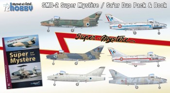 Special Hobby 1:72 100-SH72417 SMB-2 Super Mystere Duo Pack & Book