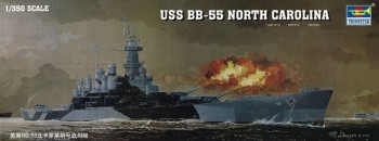 Trumpeter 1:350 5303 Schlachtschiff USS North Carolina BB-55