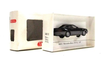 Modellauto H0 PKW Wiking 14101 MB 500 SL