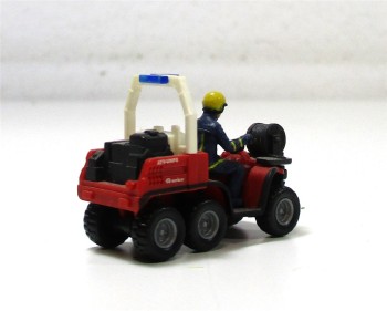 Modellauto H0 PKW Wiking Rosenbauer ATV Figur Feuerwehr