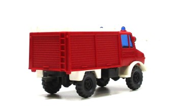 Modellauto H0 LKW (2) Wiking MB Unimog Feuerwehr