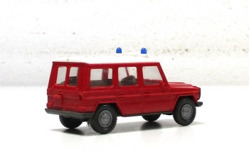 Modellauto H0 (1) PKW Wiking Mercedes G Feuerwehr