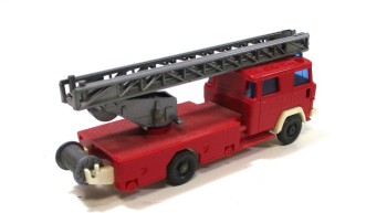 Automodell H0 Wiking Magirus Drehleiter Feuerwehr 