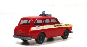 Automodell H0 Wiking VW 1500 Variant Feuerwehr 