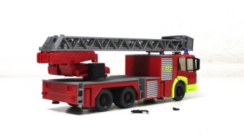 Automodell H0 Wiking (2) MB Econic Leiterwagen Feuerwehr 