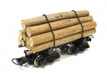 Rivarossi H0 2349 (DC) US Holztransportwagen Log Buggle ohne OVP (2301h)
