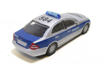Schuco H0 1/87 Mercedes Benz W204 Polizei blau/silbern o. OVP (119/5)