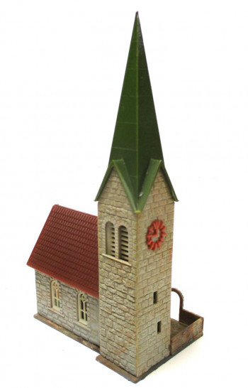 Fertigmodell N (7) Faller kleine Dorfkirche (HN-1048h)