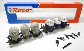 Roco H0 46521 Behältertragwagen-Set 2-teilig DB KKK OVP (1988h)