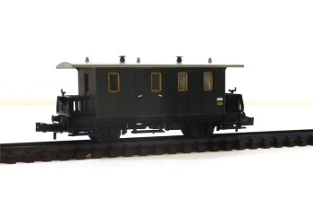 Minitrix N13001 2 achsiger Gepäckwagen Postabteil DRG - OVP (6710H)