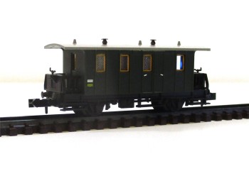 Minitrix N13001 2 achsiger Gepäckwagen Postabteil DRG - OVP (6710H)