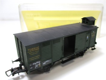 Trix H0 23601 Güterwagen mit Bremserhaus 41054 K.Bay.St.B. EVP (3382h)