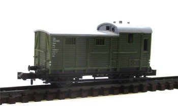 Minitrix N 13254 Güterzug Begleitwagen Pwg DB  (6589H)