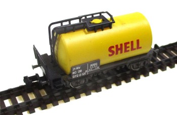 Atlas N 2472 Güterwagen Kesselwagen SHELL DB - o. OVP (6595H)