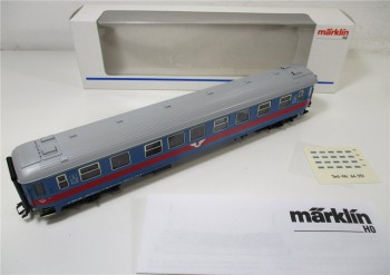 Märklin H0 43781 Personenwagen Schnellzug 1. Klasse SJ OVP (1704h)