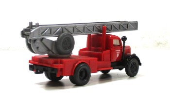 Modellauto H0 1/87 Wiking Opel Blitz Leiterwagen FW Mannheim (025-18) 