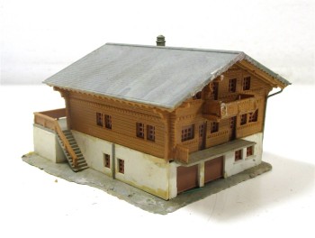 Fertigmodell N Berghotel Alpenhaus Landhaus Fehlteile (HN-0368h)