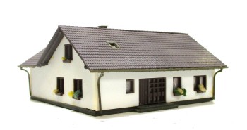 Fertigmodell N Moderner Winkelbungalow (HN-1042h)