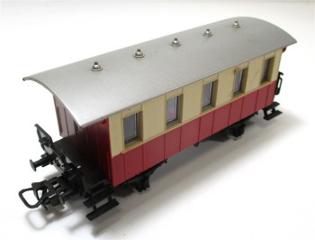 Märklin/Primex H0 4107 Personenwagen Länderbahn rot/beige ohne OVP (1986h)