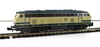 Spur N Roco 2150B Diesellok BR 215 DB oceanblau/beige OVP (6012H)