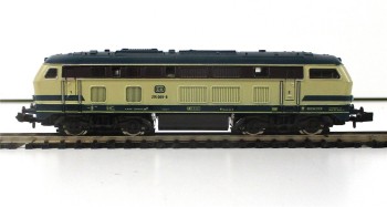 Spur N Roco 2150B Diesellok BR 215 DB oceanblau/beige OVP (6012H)