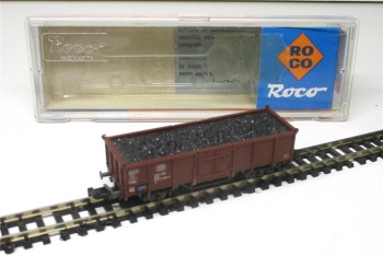 Spur N Roco 25084 offener Güterwagen Hochbordwagen Kohlenladung DB (6330H)