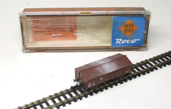 Spur N Roco 02324S Klappdeckelwagen 2-achsig DB - OVP (6695H)