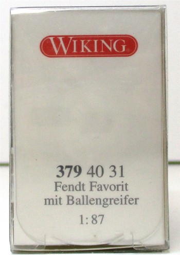 Wiking 1/87 37940 31 Fendt Favorit mit Ballengreifer - OVP (Spur H0)(69-23)