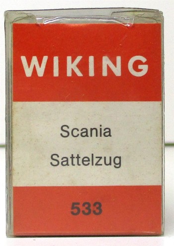 Wiking 1/87 533 Scania Pritschensattelzug ASG - OVP (Spur H0) (69-24)